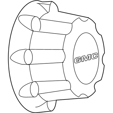 GMC Sierra 2500 Wheel Cover - 9597170