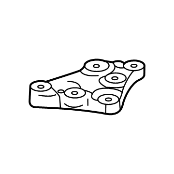 95265893 GM Upper Trans Mount Bracket Illustration 1 of 1