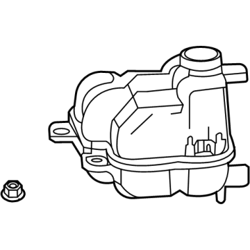GM 23378398 Expansion Tank 23378398 GM Expansion Tank Illustration 1 of 1