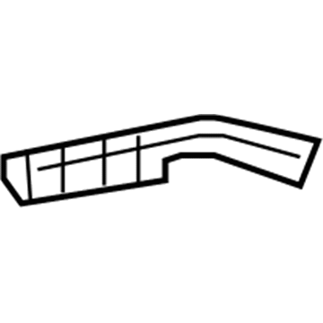 96804100 GM Side Retainer Illustration 1 of 1