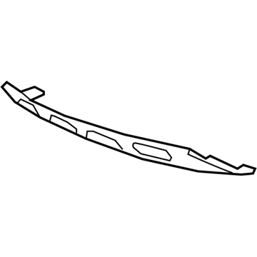 GM 19208228 Skid Plate, Silver 19208228 GM Skid Plate, Silver Illustration 1 of 1