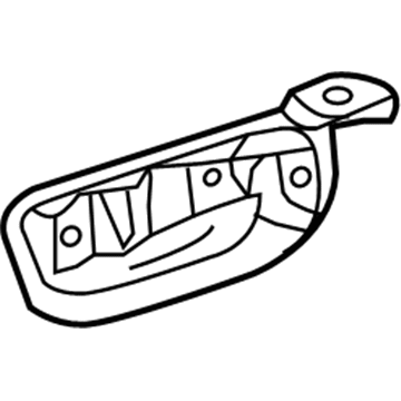 GM 23203590 Side Bracket, Front Passenger Side 23203590 GM Side Bracket, Front Passenger Side Illustration 1 of 1