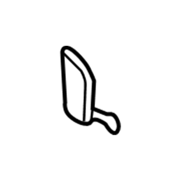 GM 23446061 Tow Eye Cap 23446061 GM Tow Eye Cap Illustration 1 of 1