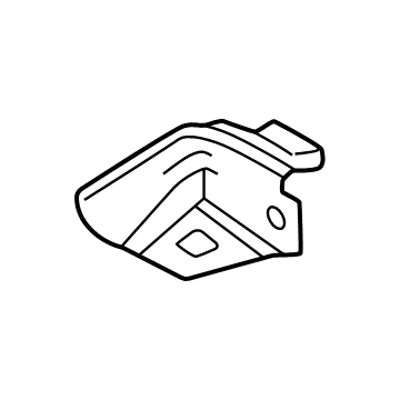 26366668 GM Bracket, Capsule/Headlamp/Fog Lamp Mounting Illustration 1 of 1