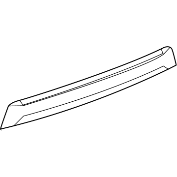 GM 84735887 Applique, Rear 84735887 GM Applique, Rear Illustration 1 of 1