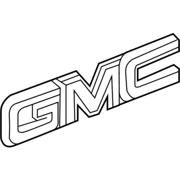 GMC 26344490 Nameplate