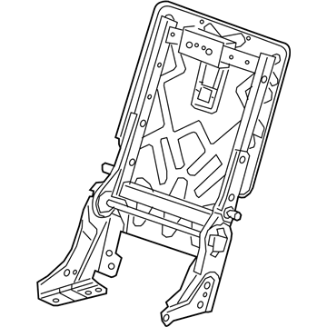 GM 85527425 Seat Back Frame, Rear 85527425 GM Seat Back Frame, Rear Illustration 1 of 1
