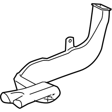 Pontiac 22699860 Rear Duct