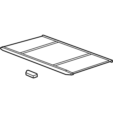GM 23247568 Sunshade 23247568 GM Sunshade Illustration 1 of 1