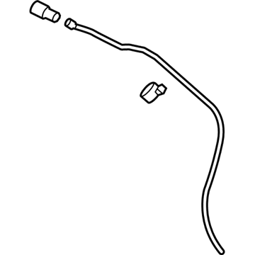 GM 20943459 Rear Hose, Passenger Side 20943459 GM Rear Hose, Passenger Side Illustration 1 of 1