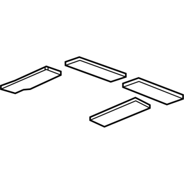 GM 84275153 Insulator Pad 84275153 GM Insulator Pad Illustration 1 of 1