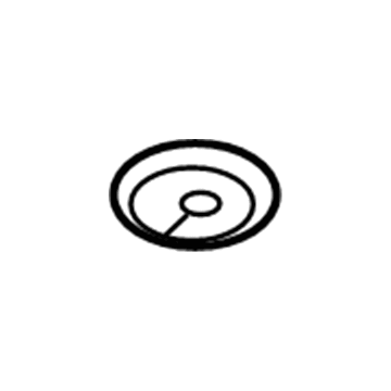 GM 22941033 Sunvisor Cover, Jet Black 22941033 GM Sunvisor Cover, Jet Black Illustration 1 of 1