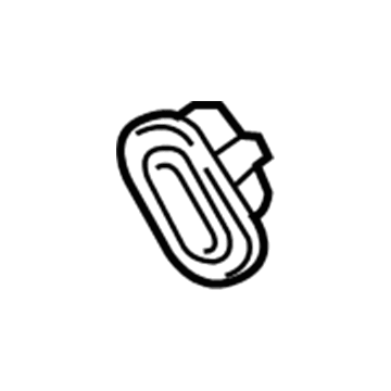 GM 23117502 Coat Hook, Black 23117502 GM Coat Hook, Black Illustration 1 of 1