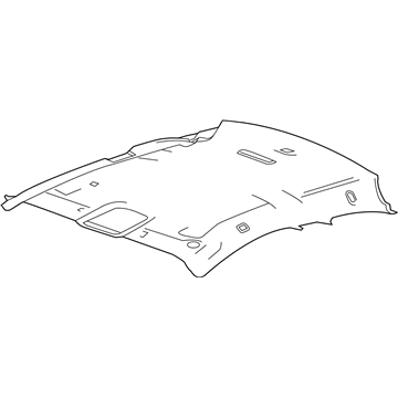 23228688 GM Headliner, Black Illustration 1 of 1