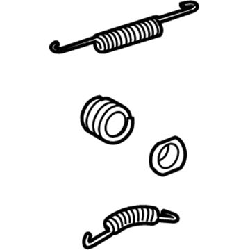GM 23299313 Brake Shoes Hardware Kit, Rear 23299313 GM Brake Shoes Hardware Kit, Rear Illustration 1 of 1
