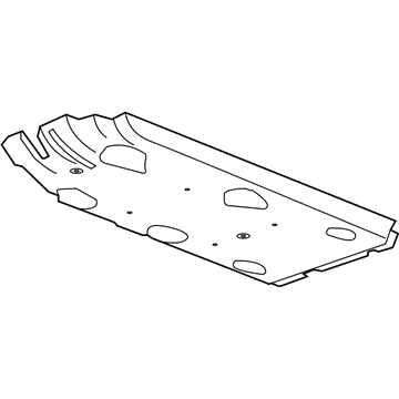 Chevy Malibu Limited Underbody Splash Shield - 23455420