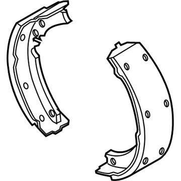 Chevy Brake Shoe Set - 19256491