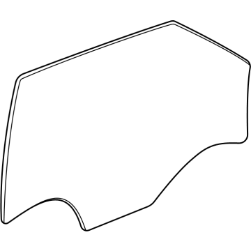 Buick 42732437 Door Glass