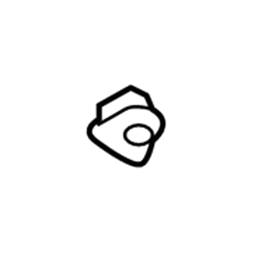 25943202 GM Sunvisor Support Illustration 1 of 1