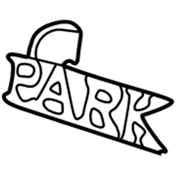 Buick 25641037 Nameplate