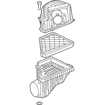 Cadillac Air Filter Box - 85133682