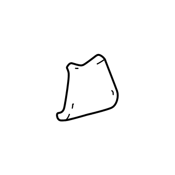 GM 84854635 Trim Pad, Driver Side 84854635 GM Trim Pad, Driver Side Illustration 1 of 1