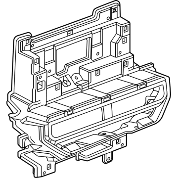 87848748 GM Switch Housing, Jet Black Illustration 1 of 1