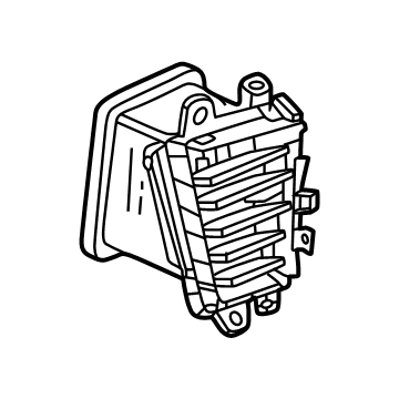 GM 85596902 Air Vent Grille, Driver Side 85596902 GM Air Vent Grille, Driver Side Illustration 1 of 1