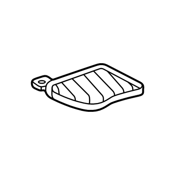 GM 84656068 Defroster Grille, Passenger Side 84656068 GM Defroster Grille, Passenger Side Illustration 1 of 1