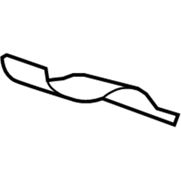 GM 13297392 Fuel Tank Insulator 13297392 GM Fuel Tank Insulator Illustration 1 of 1