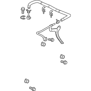 GM 12642340 Coolant Line 12642340 GM Coolant Line Illustration 1 of 1