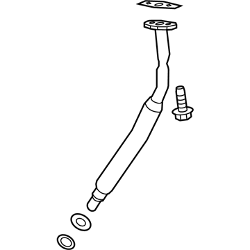 GM 12626643 Oil Inlet Tube 12626643 GM Oil Inlet Tube Illustration 1 of 1