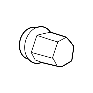 Chevy 9596070 Wheel Nut
