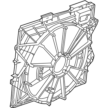Cadillac 20914377 Fan Shroud