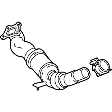 GM 84381705 Catalytic Converter, Passenger Side 84381705 GM Catalytic Converter, Passenger Side Illustration 1 of 1