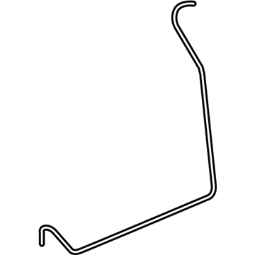 GM 15857666 Reservoir Hose 15857666 GM Reservoir Hose Illustration 1 of 1