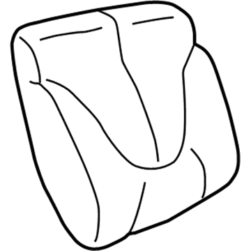 Chevy 88976217 Seat Back Cover