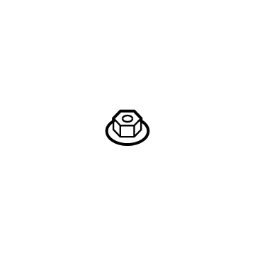Chevy 11609533 Shock Nut