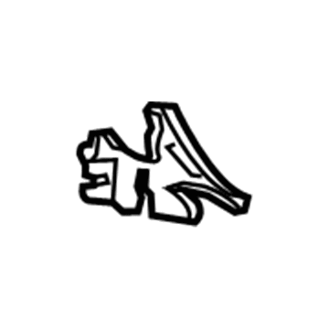 GM 26698321 Recline Cover, Front Passenger Side 26698321 GM Recline Cover, Front Passenger Side Illustration 1 of 1