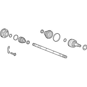 GM 84550229 Axle Assembly, Rear Driver Side 84550229 GM Axle Assembly, Rear Driver Side Illustration 1 of 1