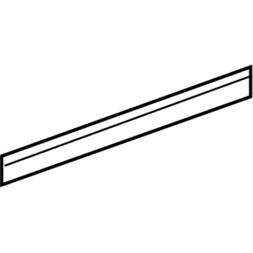 GM 22739660 Lower Rail, Rear 22739660 GM Lower Rail, Rear Illustration 1 of 1