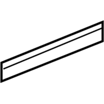 GM 22739659 Upper Rail, Rear 22739659 GM Upper Rail, Rear Illustration 1 of 1