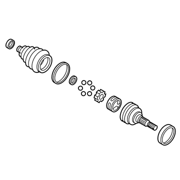 Chevy 26044398 Outer Joint Assembly