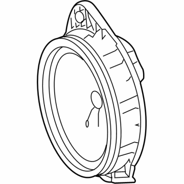 GMC 23364498 Front Driver Speaker