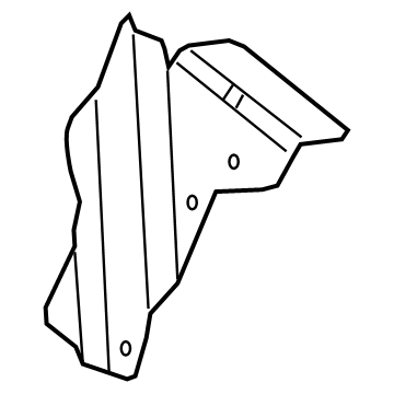 55503308 GM Side Shield Illustration 1 of 1