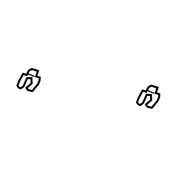 GM 55503301 Side Shield Retainer Clip 55503301 GM Side Shield Retainer Clip Illustration 1 of 1
