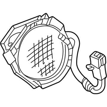 Pontiac 10399553 Front Driver Speaker