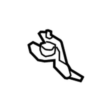 GM 22905117 Rear Bow Lower Bracket, Driver Side 22905117 GM Rear Bow Lower Bracket, Driver Side Illustration 1 of 1