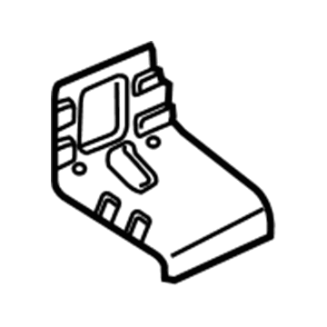 GM 13237557 Reinforcement Plate, Driver Side 13237557 GM Reinforcement Plate, Driver Side Illustration 1 of 1