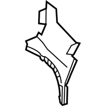 GM 84415279 Reinforcement Panel, Front Driver Side 84415279 GM Reinforcement Panel, Front Driver Side Illustration 1 of 1